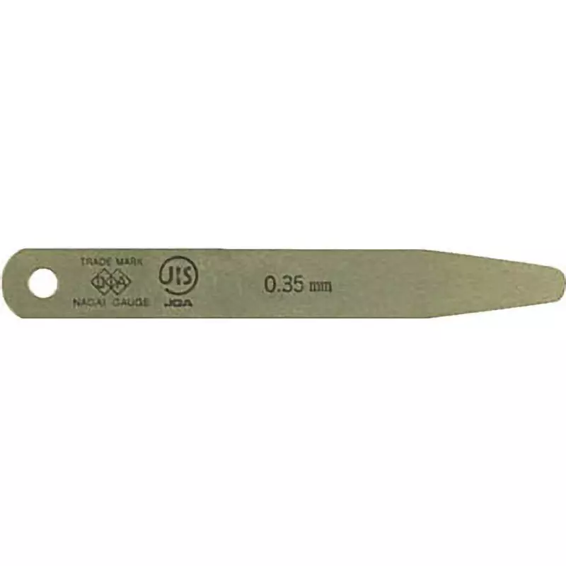 NAGAI GAUGES Clearance Gauge B Shape, 100B0.35 (0.35X12.7X100MM)