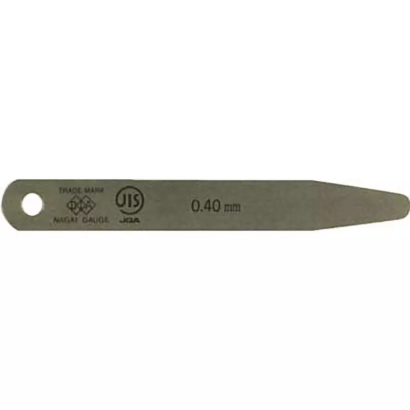 NAGAI GAUGES Clearance Gauge B Shape, 100B0.40 (0.40X12.7X100MM)