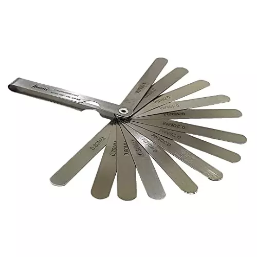 Assorts Metric Feeler Gauge Stainless Steel 0 to 100 mm 13 Blades