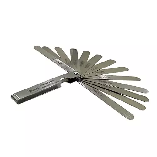 Assorts Metric Feeler Gauge Stainless Steel 0 to 100 mm 13 Blades