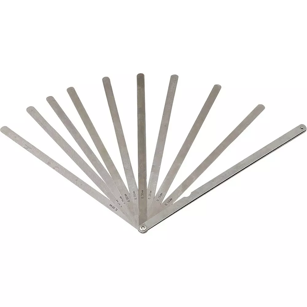 MonotaRO Feeler Gauge SK Hardened Steel 300 mm Leaf Length and 12.7 mm width, 172ME