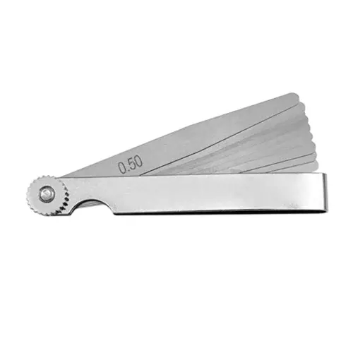 Blue-Point 20 Blades Feeler Gauge with 100 mm Blade Length and 0.05 to 1 mm Blade Thickness Range, BLPFG20A