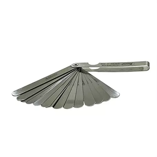 A.D INTERNATIONAL Stainless Steel Feeler Gauge Metric Size 15 Blades and 0.05 to 1.0 mm Size Range, IA-SXOW-ARDX