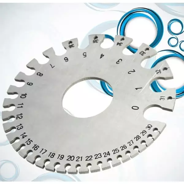 YADAV Wire Thickness Gauge Round Stainless Steel Precision Measuring Tool (0 to 36)