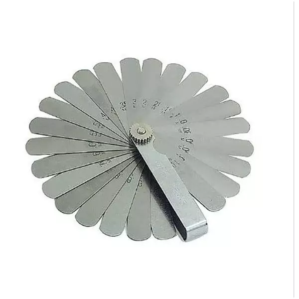 YADAV Metric Feeler Gauge 26 Blade Stainless Steel Tool for Automotive, Machinery & Compressor Work