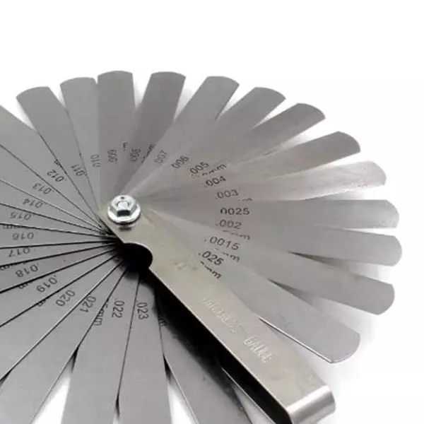 YADAV Metric Feeler Gauge 26 Blade Stainless Steel Tool for Automotive, Machinery & Compressor Work