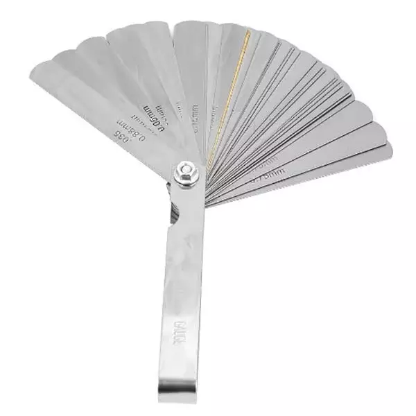 YADAV Metric Feeler Gauge 26 Blade Stainless Steel Tool for Automotive, Machinery & Compressor Work