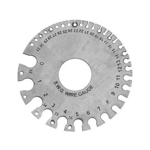 YADAV Standard Wire Gauge 0 to 36 Durable Stainless Steel Precision Measuring Tool
