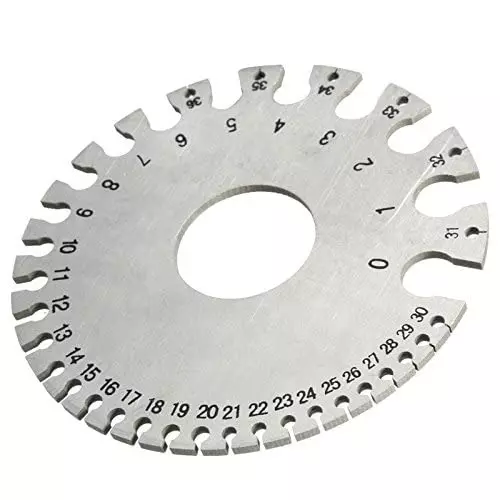 YADAV Standard Wire Gauge 0 to 36 Durable Stainless Steel Precision Measuring Tool