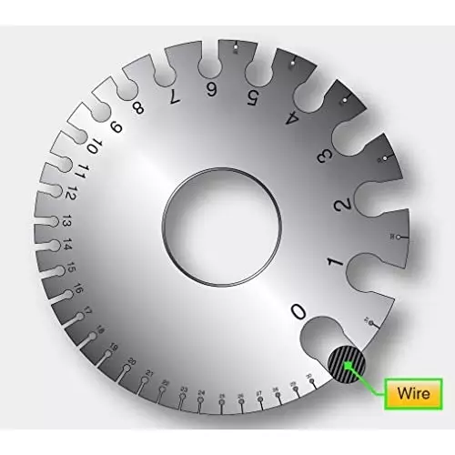 YADAV Standard Wire Gauge 0 to 36 Durable Stainless Steel Precision Measuring Tool