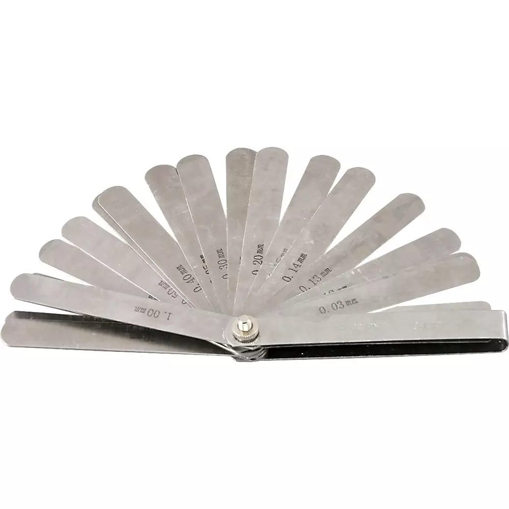 MonotaRO Feeler Gauge SK Hardened Steel 100 mm Leaf Length and 12.7 mm width, 100MZ