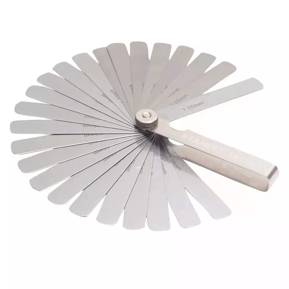 OAYKAY Feeler Gauge Blade Length 6 inch (152.4 mm) 25 Blades Hardened Steel, 3255.06