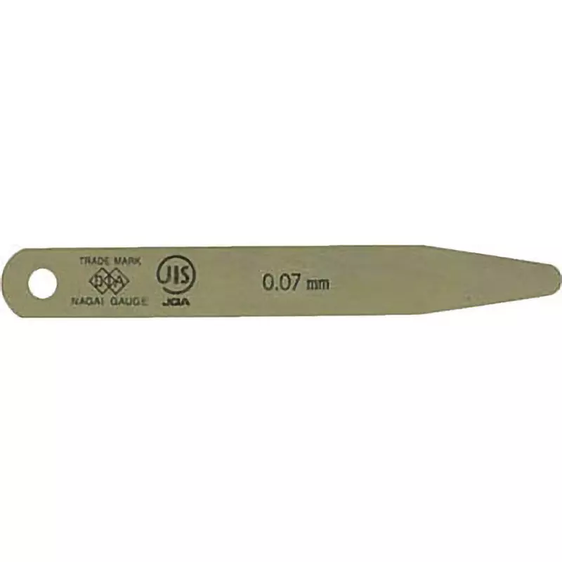 NAGAI GAUGES Clearance Gauge B Shape, 100B0.07 (0.07X12.7X100MM)