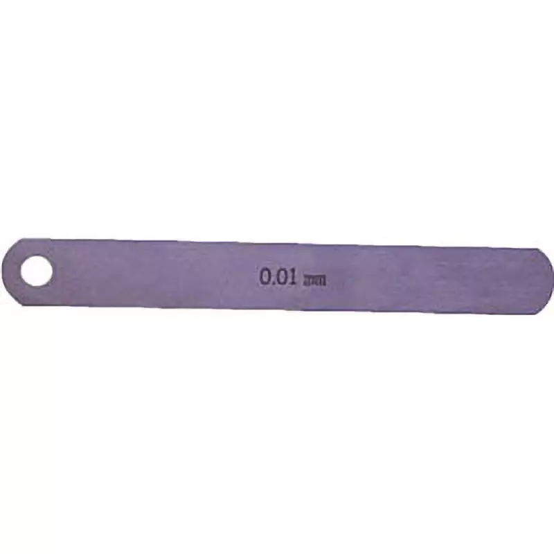 NAGAI GAUGES Feeler Gauge Carbon tool steel Material A Shape 12.7 mm Leaf width, 100L0.01 (0.01X12.7X100MM)