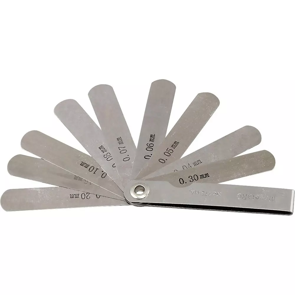 MonotaRO Feeler Gauge SK Hardened Steel 75 mm Leaf Length and 12.7 mm width, 172MA
