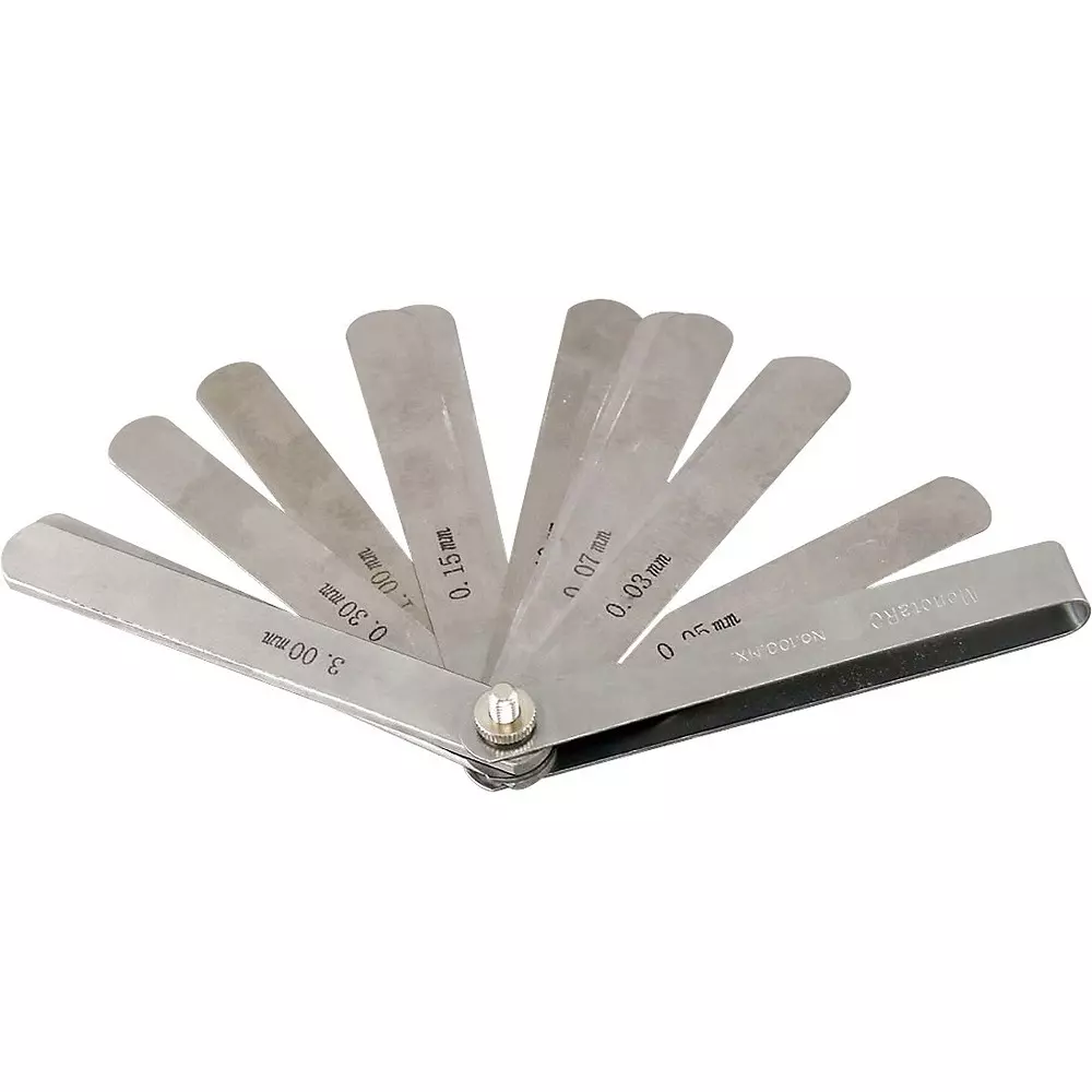 MonotaRO Feeler Gauge SK Hardened Steel 100 mm Leaf Length and 12.7 mm width, 100MX