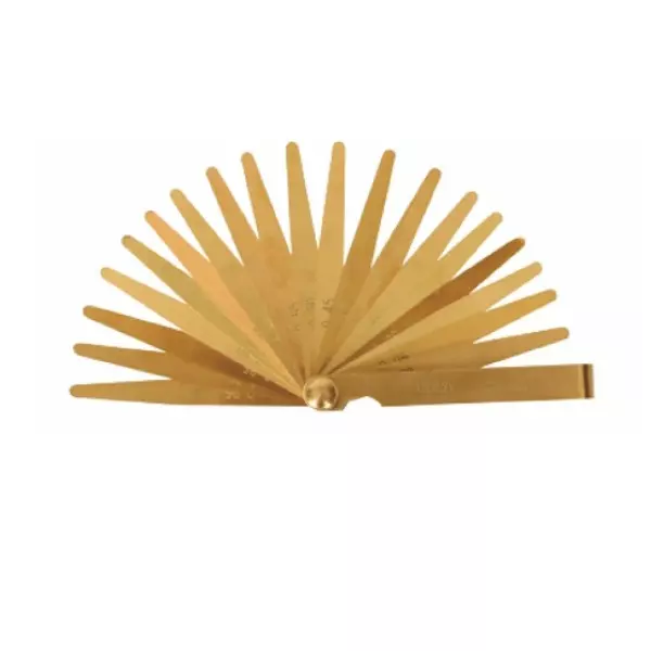 Insize Brass Feeler Gauge 0.05-1.00 mm Range 20 leaves, 4625-20