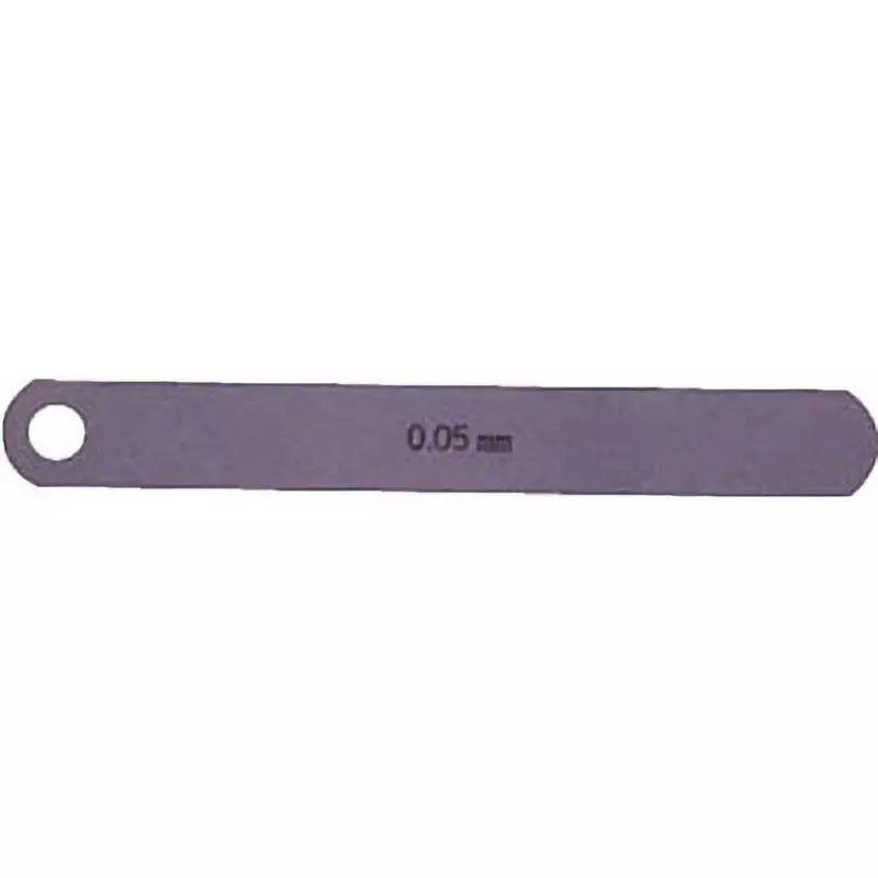 NAGAI GAUGES Feeler Gauge Carbon tool steel Material A Shape 12.7 mm Leaf width, 100L0.05 (0.05X12.7X100MM)