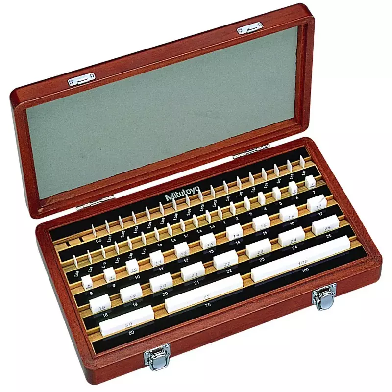 Mitutoyo Gauge Block Sets Grade 2 Grade, 516-356-10 (56 Blocks)