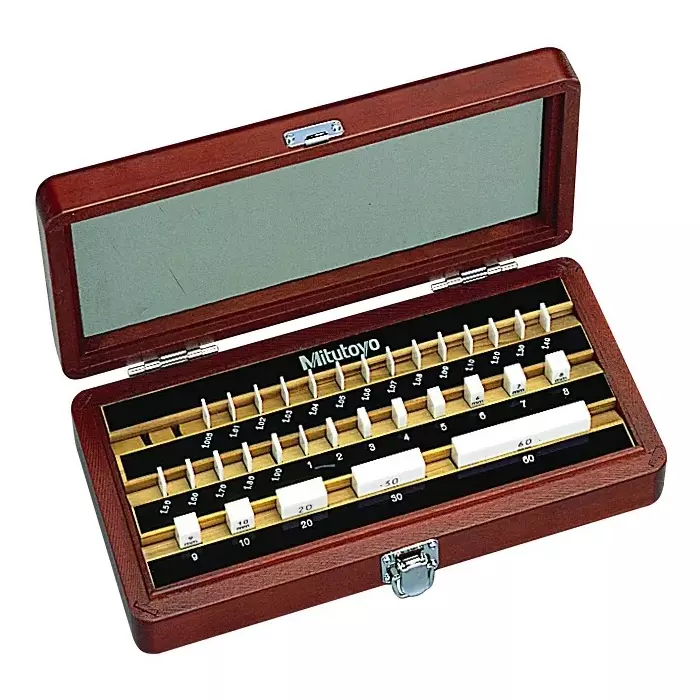 Mitutoyo Gauge Block Sets Grade K Grade, 516-365-60 (32 Blocks)