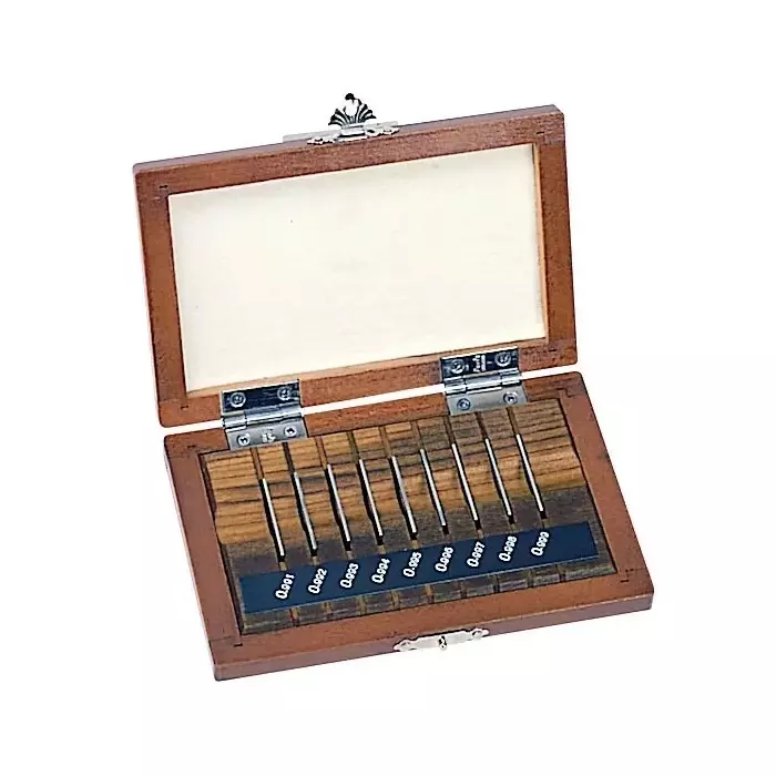 Mitutoyo Gauge Block Sets 2 Grade, Steel, 516-988-10, (9 Blocks)