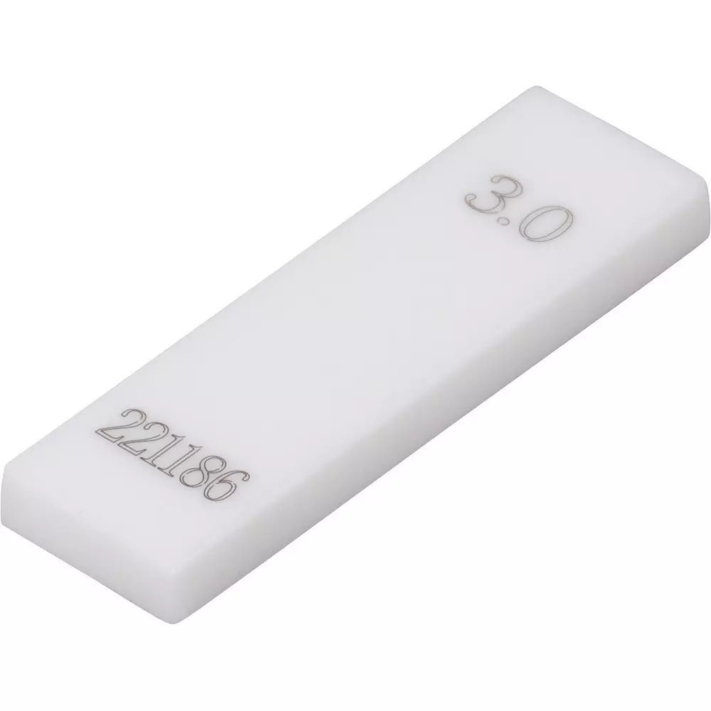MonotaRO Ceramic Gauge Block Ceramic (Zirconia) 3 mm Nominal Size, 633-0230