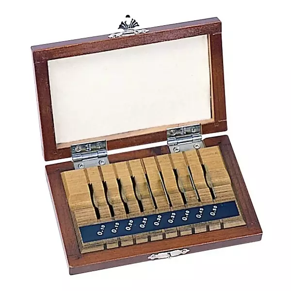 Mitutoyo Gauge Block Sets 0 Grade, Steel, 516-990-10, (9 Blocks)