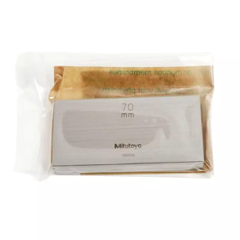 Mitutoyo Rectangular Gauge Block Correspondence 75 mm Nominal Size First grade, 75.0-1