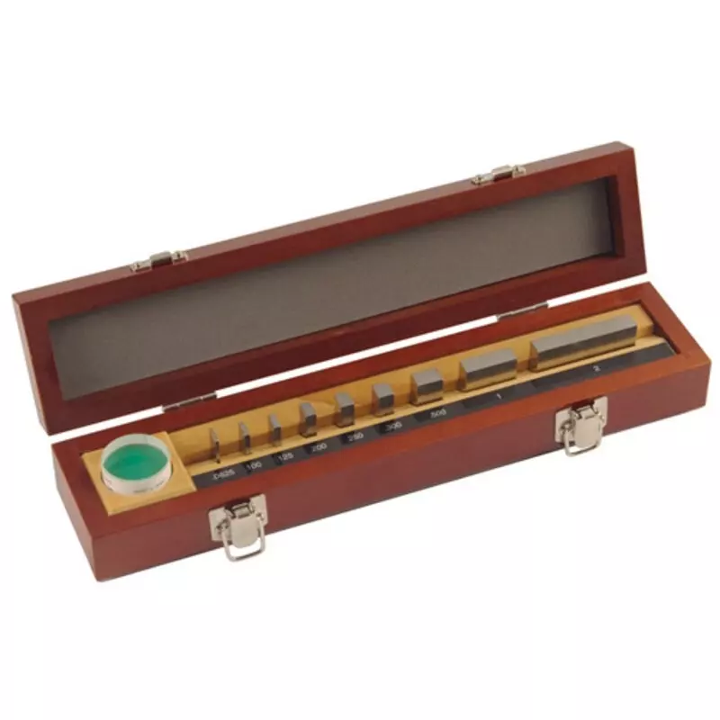 Mitutoyo Gauge Block Sets 0 Grade, 516-141-16 (9 Blocks)
