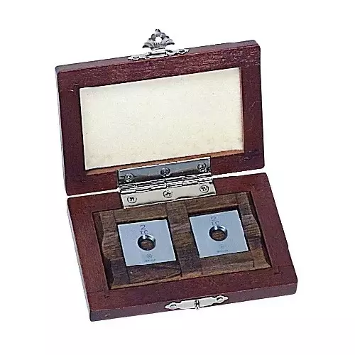 Mitutoyo Gauge Block Sets 0 Grade, Steel, 516-820-10, (2 Blocks)