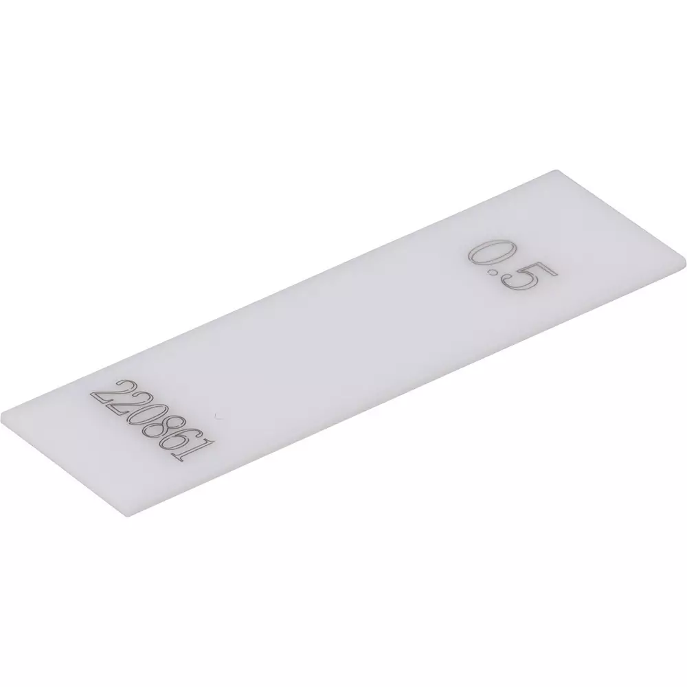 MonotaRO Ceramic Gauge Block Ceramic (Zirconia) 0.5 mm Nominal Size, 633-0005