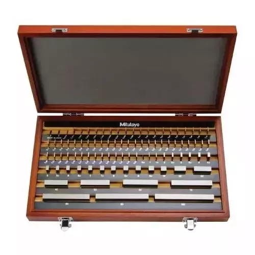 Mitutoyo Gauge Block Sets 2 Grade, Steel, 516-972-11, (88 Blocks)