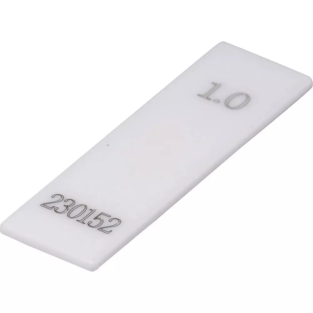 MonotaRO Ceramic Gauge Block Ceramic (Zirconia) 1 mm Nominal Size, 633-0006