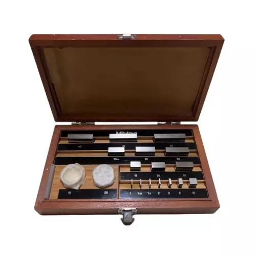Mitutoyo Gauge Block Sets 1 Grade, 516-112-10 (16 Blocks)