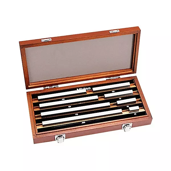 Mitutoyo Gauge Block Sets 0 Grade, 516-752-10 (8 Blocks)