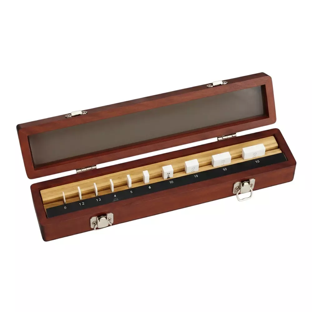 Mitutoyo Gauge Block Sets 1 Grade, Steel, 516-979-10, (10 Blocks)