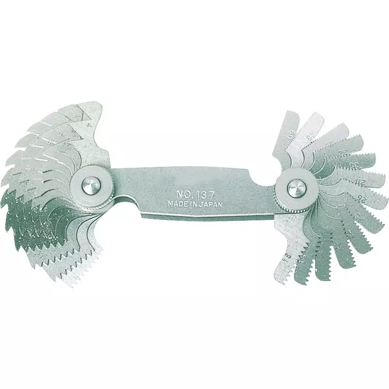 Trusco Pitch Gauge 1.00 to 11.5 mm Measuring Ranges, 159