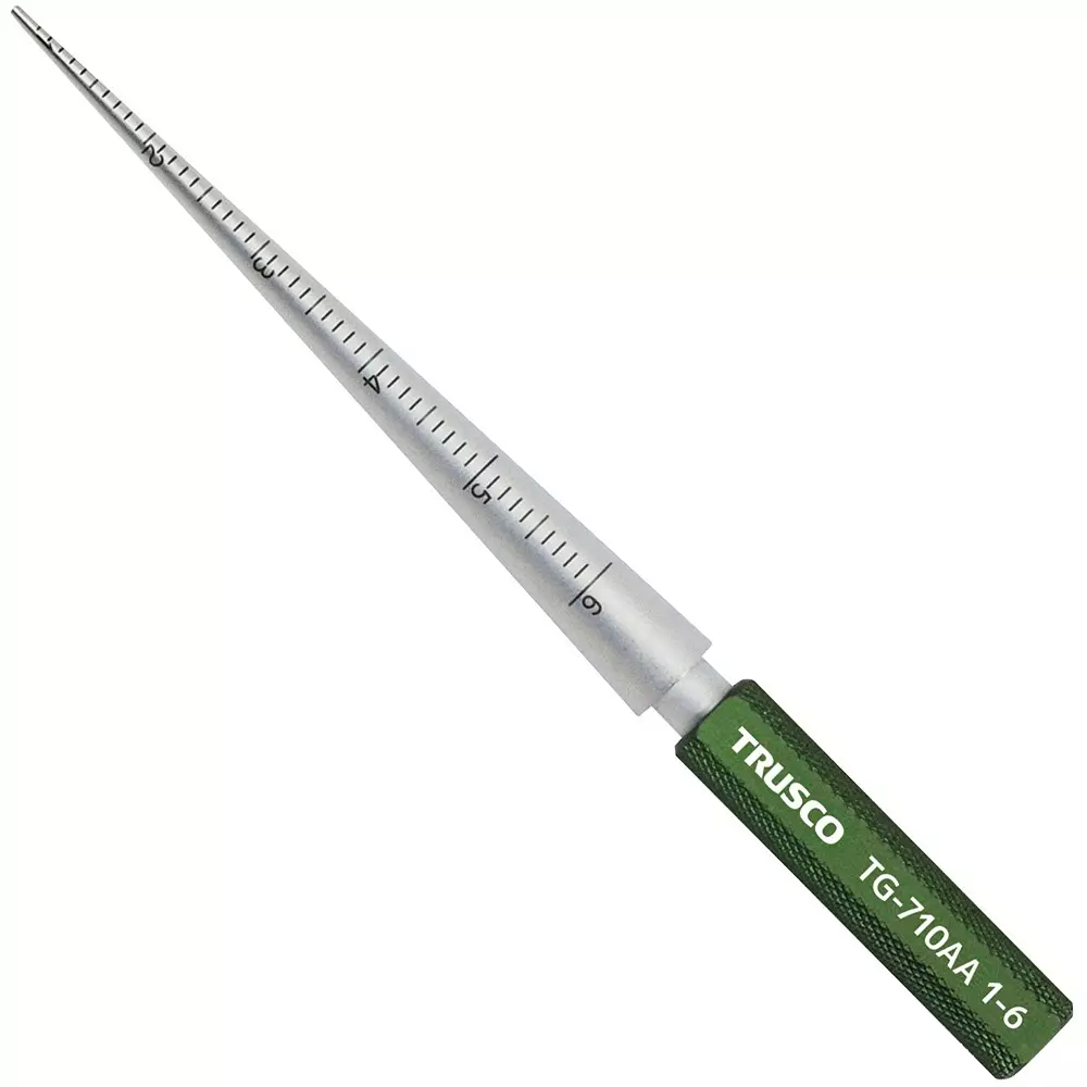 Trusco Taper Gauge 1 mm to 6 mm (0.1 scale) Measuring Ranges, TG-710AA