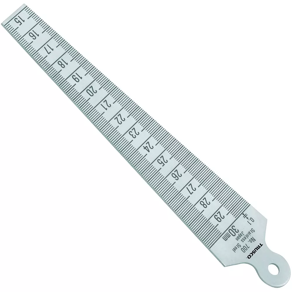 Trusco Taper Gauge 15.0-30.0 mm (0.10 scale) Measurement Range, TG-700B