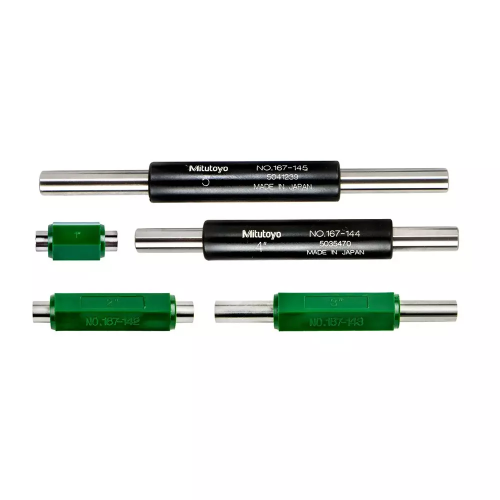 Mitutoyo Standard Bar Set Micro-Lap Finish 25-125 mm Length, 167-912
