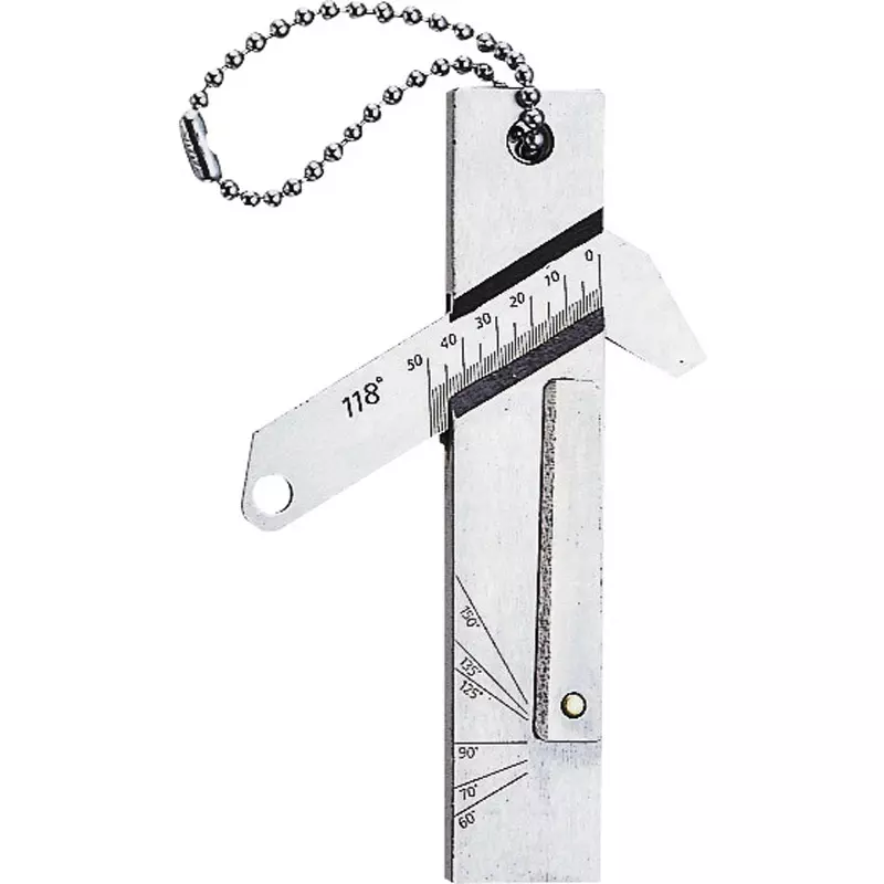 Trusco Drill Point Gauge 118 ° Angle Measurement Range, TG-DP118