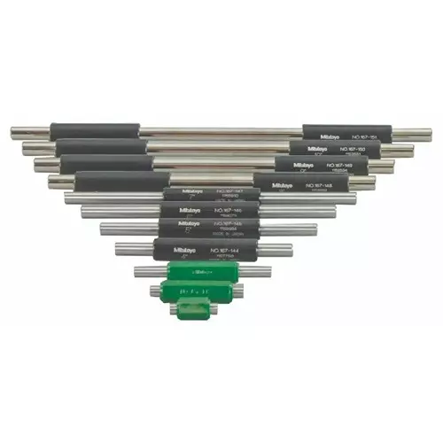 Mitutoyo Standard Bar Set Micro-Lap Finish 25-275 mm Length, 167-913