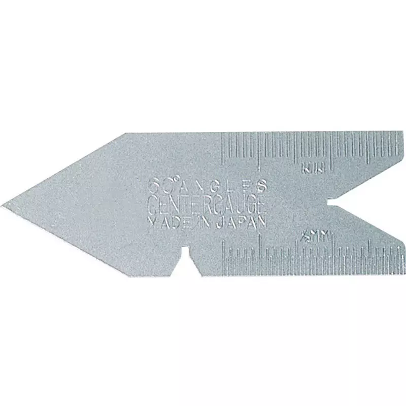Trusco Center Gauge ±10° Accuracy SPCC steel Material/Finish 1, 1/2 mm Scale, 652