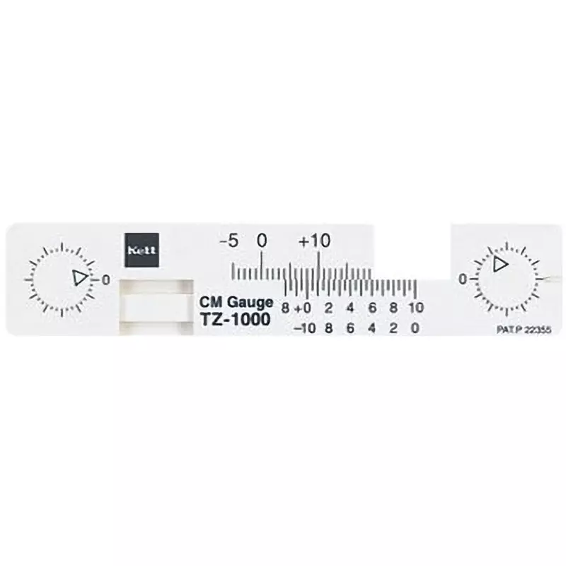 Myzox Cm Gauge -5 mm to 5.7 mm (when resolution is 0.05 mm), -5 mm to 19 mm (when resolution is 1 mm), TZ-1000 (Pack of 5)
