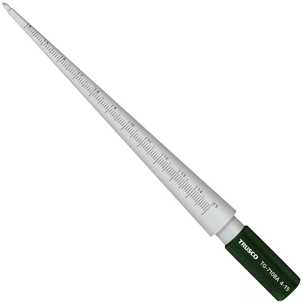 Trusco Taper Gauge 4 mm to 15 mm (0.1 scale) Measuring Ranges, TG-710BA