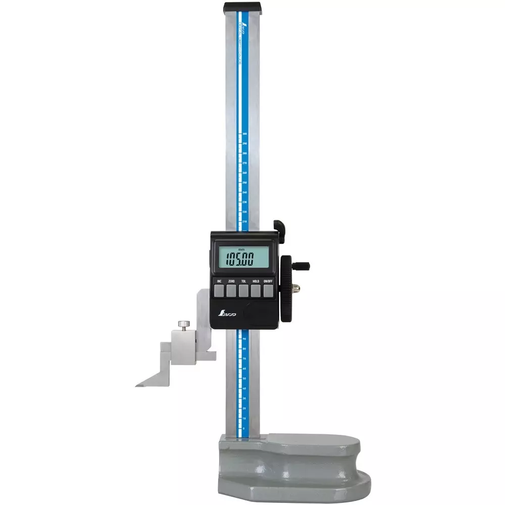 Shinwa Rules Digital Height Gauge Stainless Steel & ABS Resin 0 - 300 mm Measuring Range, 73723