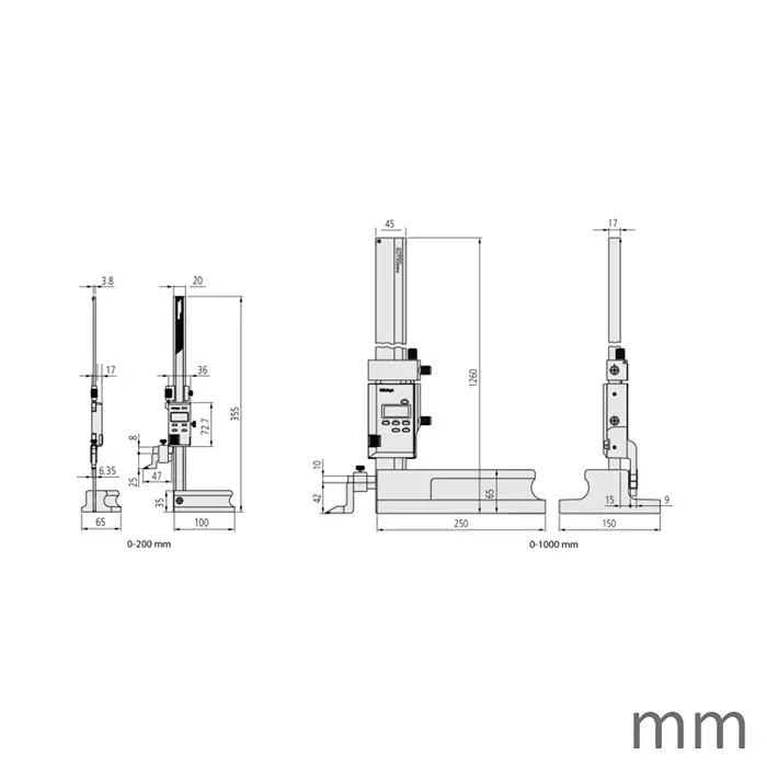 mitutoyo-absolute-digimatic-height-gage-0-200-mm-range-003-mm-accuracy-570-244