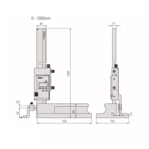 mitutoyo-absolute-digimatic-height-gage-0-1000-mm-range-007-mm-accuracy-570-248