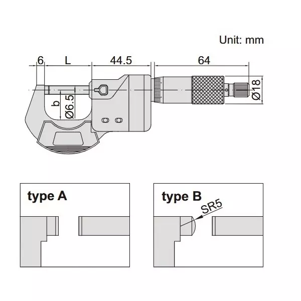 insize-digital-vertical-micrometer-a-type-0-25-mm-range-2-m-accuracy-and-0001-mm-resolution-3565-25a