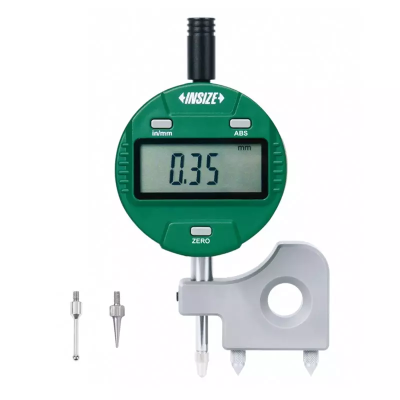INSIZE Digital Height Gauge 0-3 mm/0-0.12 inch (Raised), 0-12.7 mm/0-0.5 inch (Sinked) Range and 0.01 mm /0.0005 inch Resolution, 2162-10